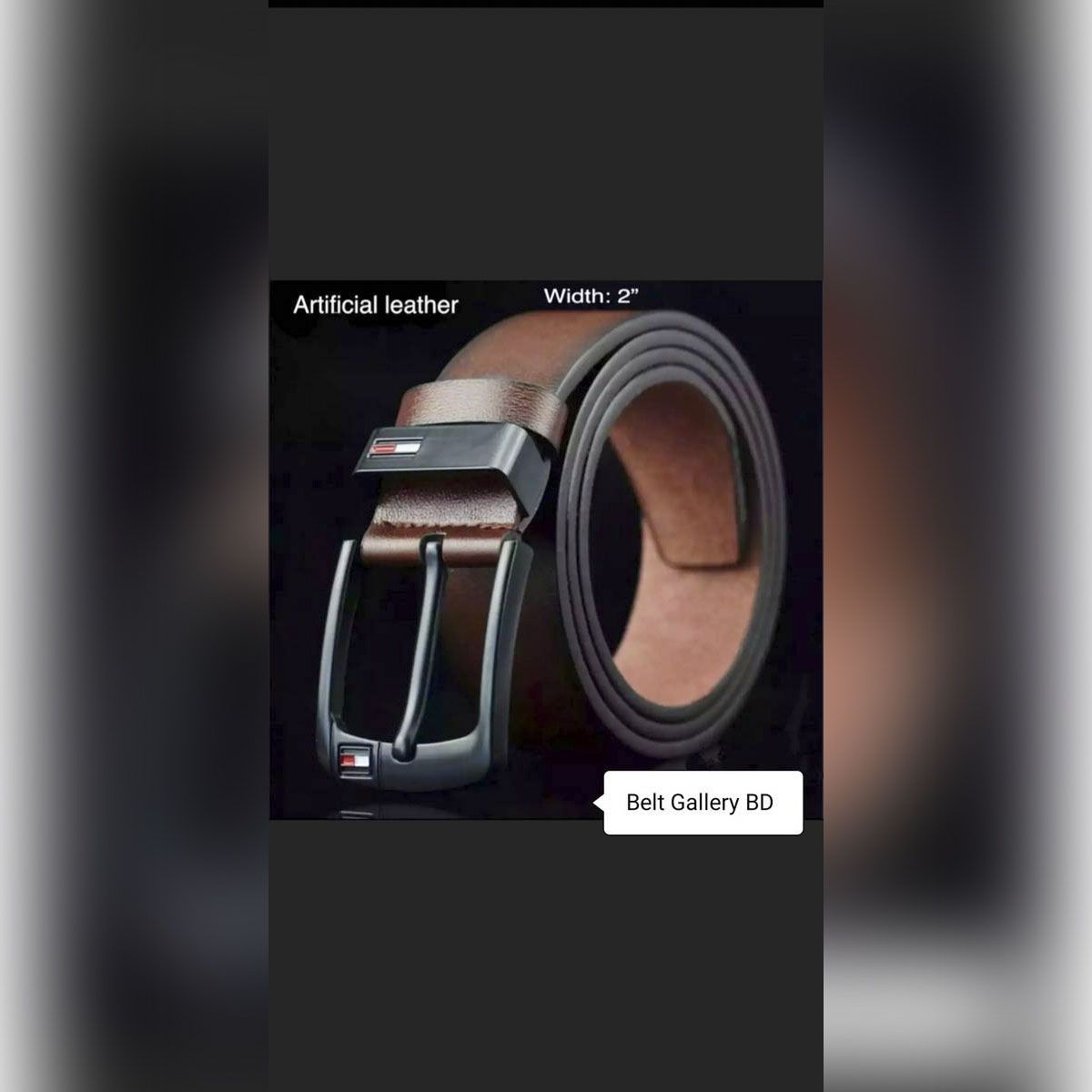 Chocolate Colour Buckle Black Belt Stylist Casual Belt High  Qualitu  Artificial Leather Belt For Men