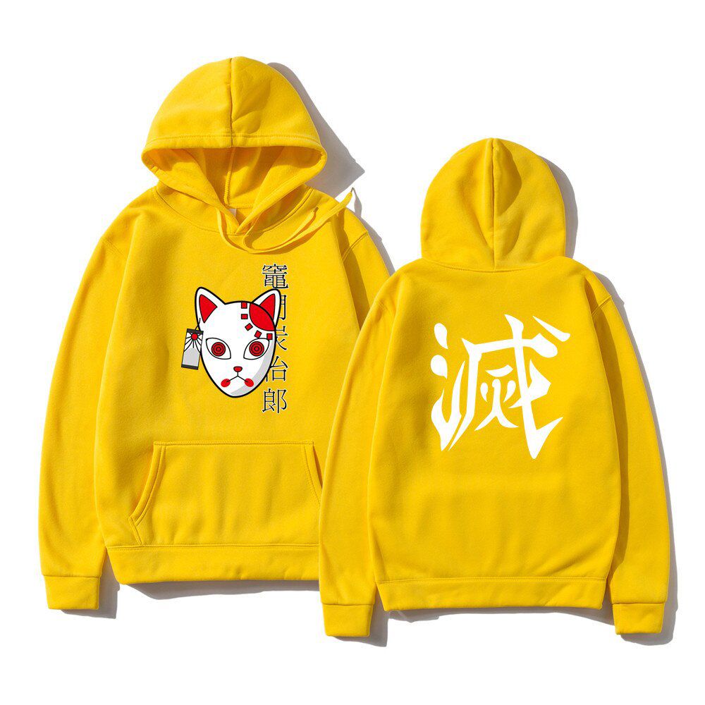 Japanese hoodie Anime Demon Slayer Tops Pullover Sweatshirt Women Men Tanjiro Kamado Costume Hoodies Harajuku  Sudadera hombre