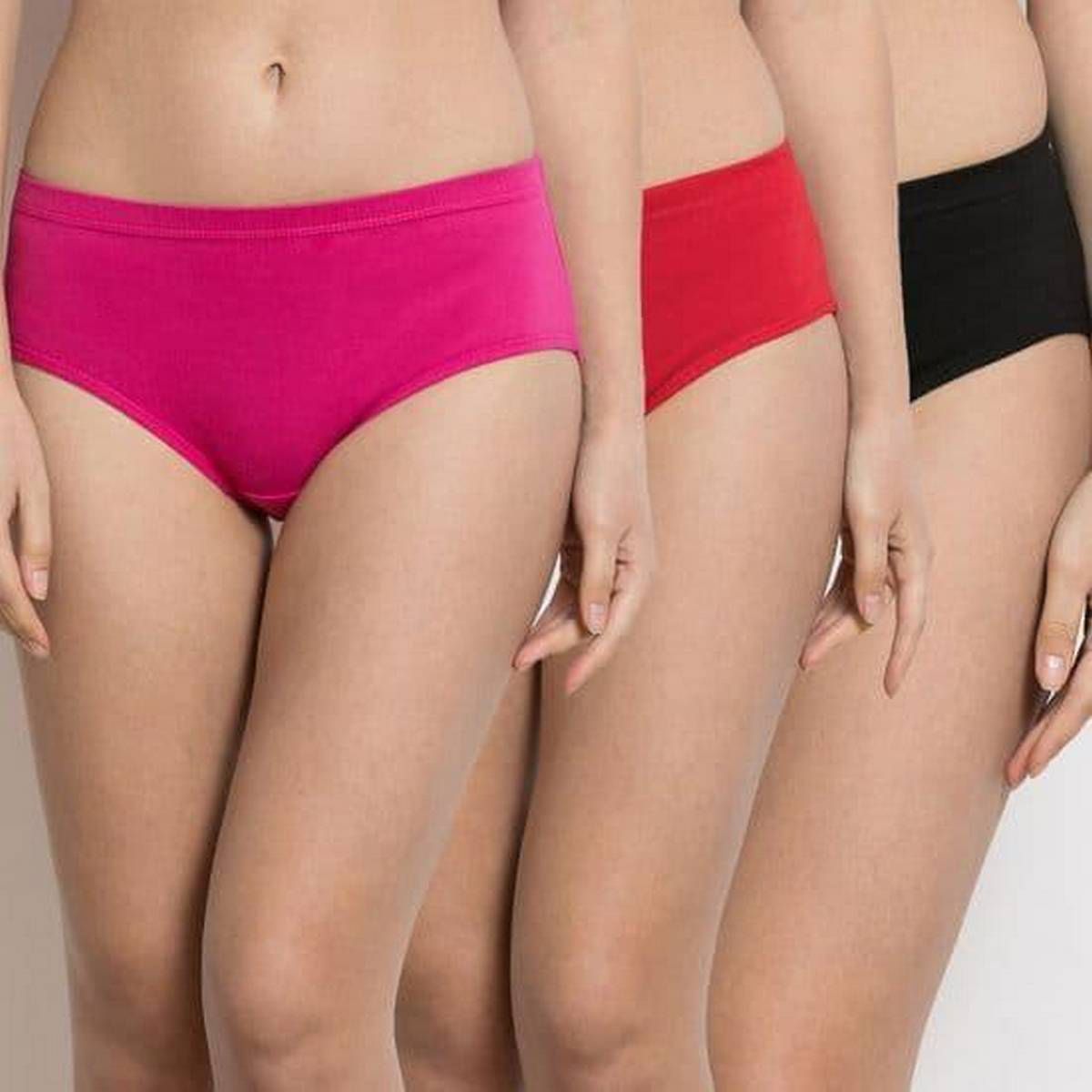 Multicolor Cotton Panty for Women - 3 Pcs