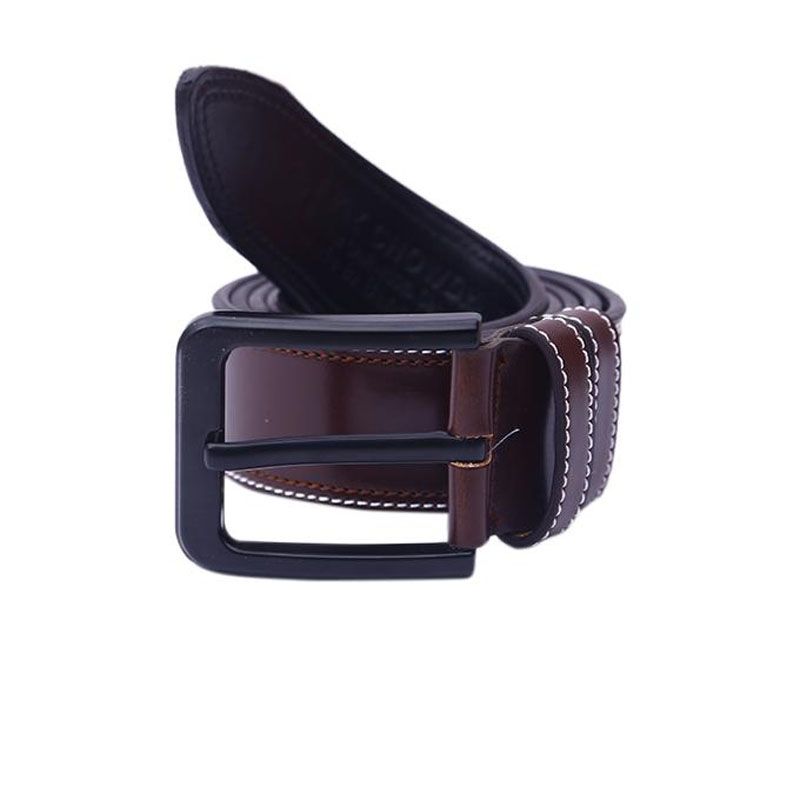 Brown Leather Formal Belt For Men