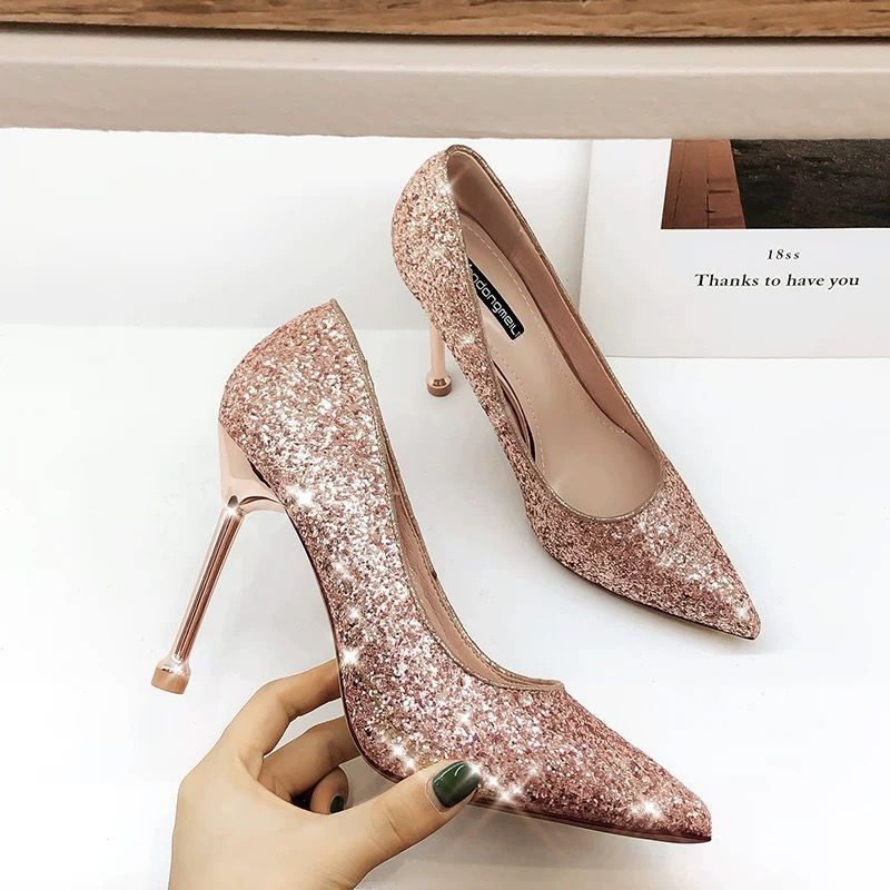 new korean style Fashion sandals for women high heels for women formal pointed high heels pumps shoes step in sandals with heels for ladies 2 inches   marikina made #HH-2017