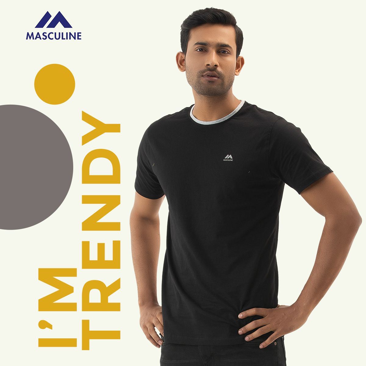 Solid Round neck T-shirt - T Shirt For Man - T Shirt For Man