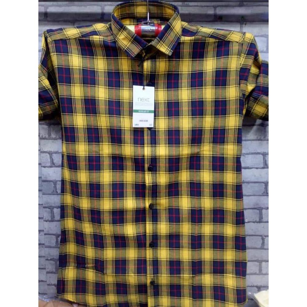 Stylish Regular Check Casual Shirt For Men - Formal Shirt For Men