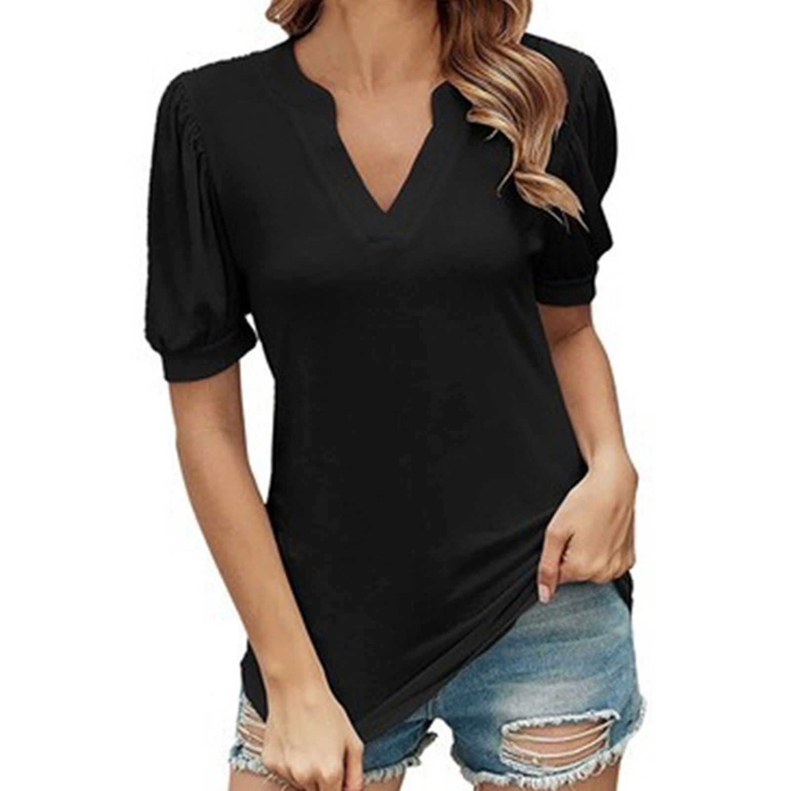 Women Top Great Stitching Casual Women Shirt