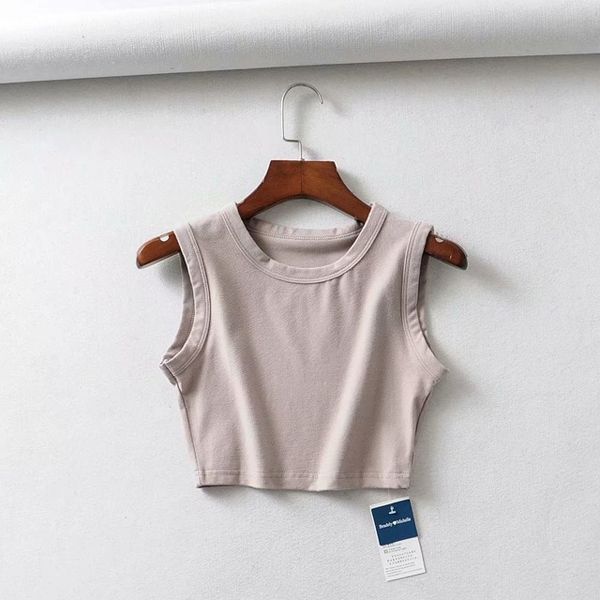 Summer vintage white crop tops women biker black punk tank top korean streetwear cropped sleeveless top feminino