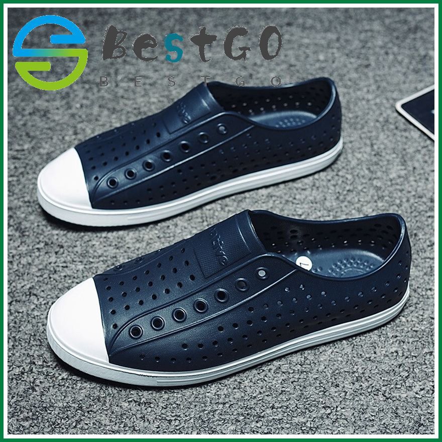 Jefferson Native Shoes Men and Women Beach Sandals Clogs Rain Shoes Waterproof Sandals Standard Size 36-45
