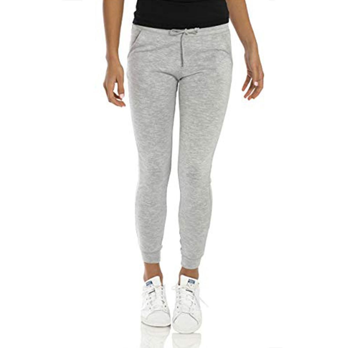 Slim-Fit Sweatpants / Joggers for Women - Light Grey