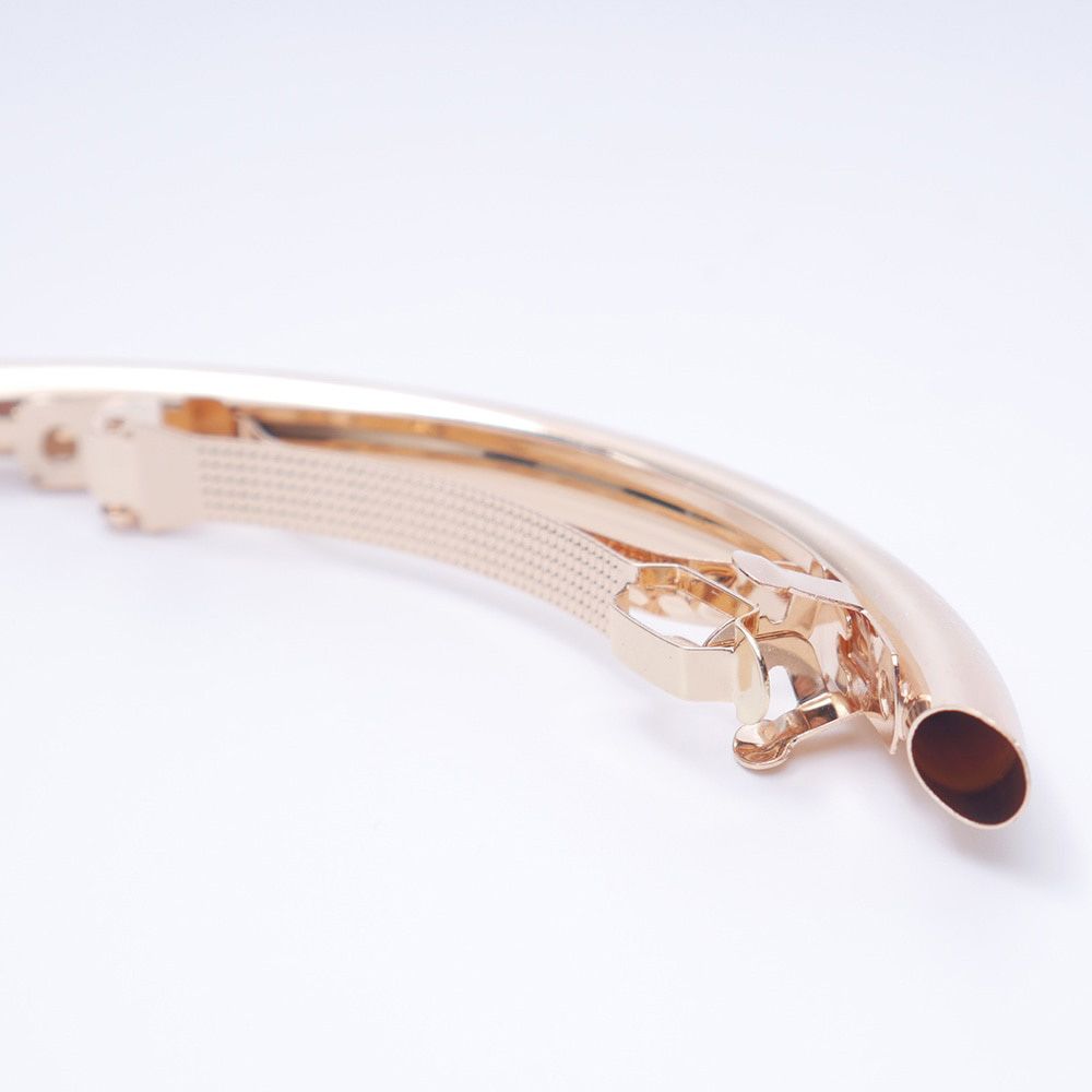 TOPHOT 2019 Hot Fashion Long Women Hair Clips Metal Gold/Silver Plain ARC Tube Big Hairgrip Hairpin Accessoires