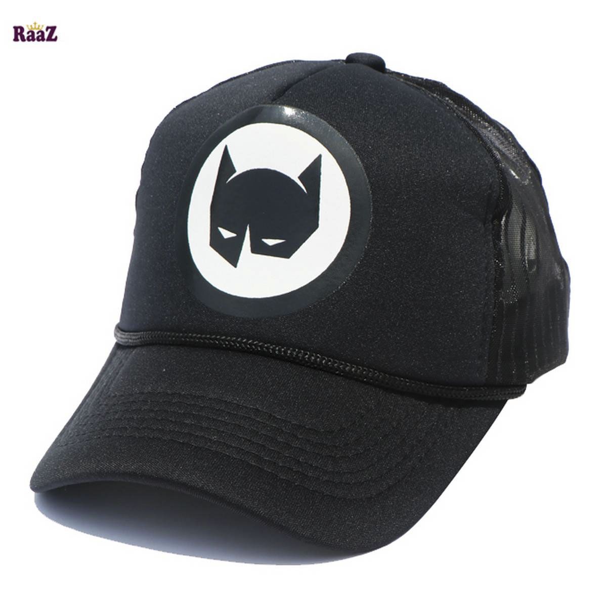 Black Circle BATMAN Logo China Mesh Air Curved Cap - Cap For Men - Cap - Winter Cap