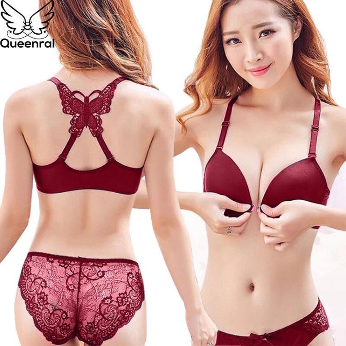 Women Lingerie Lace Bra Panties