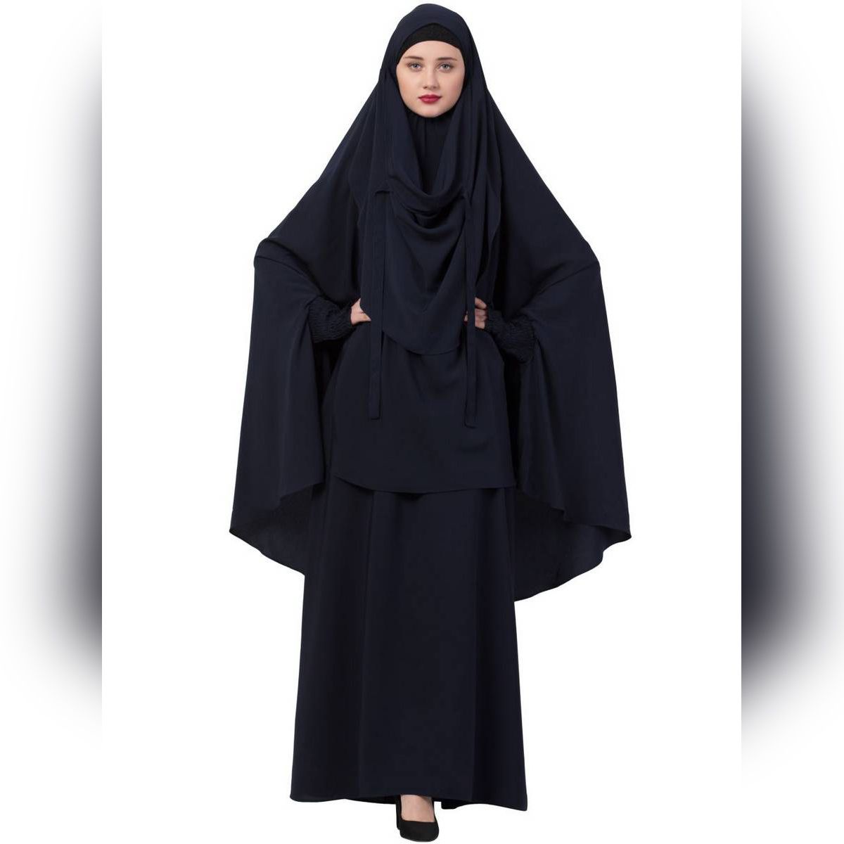 Stylish Khimar Borka Hijab With Scart And Niqub Full Set Khimar Borka