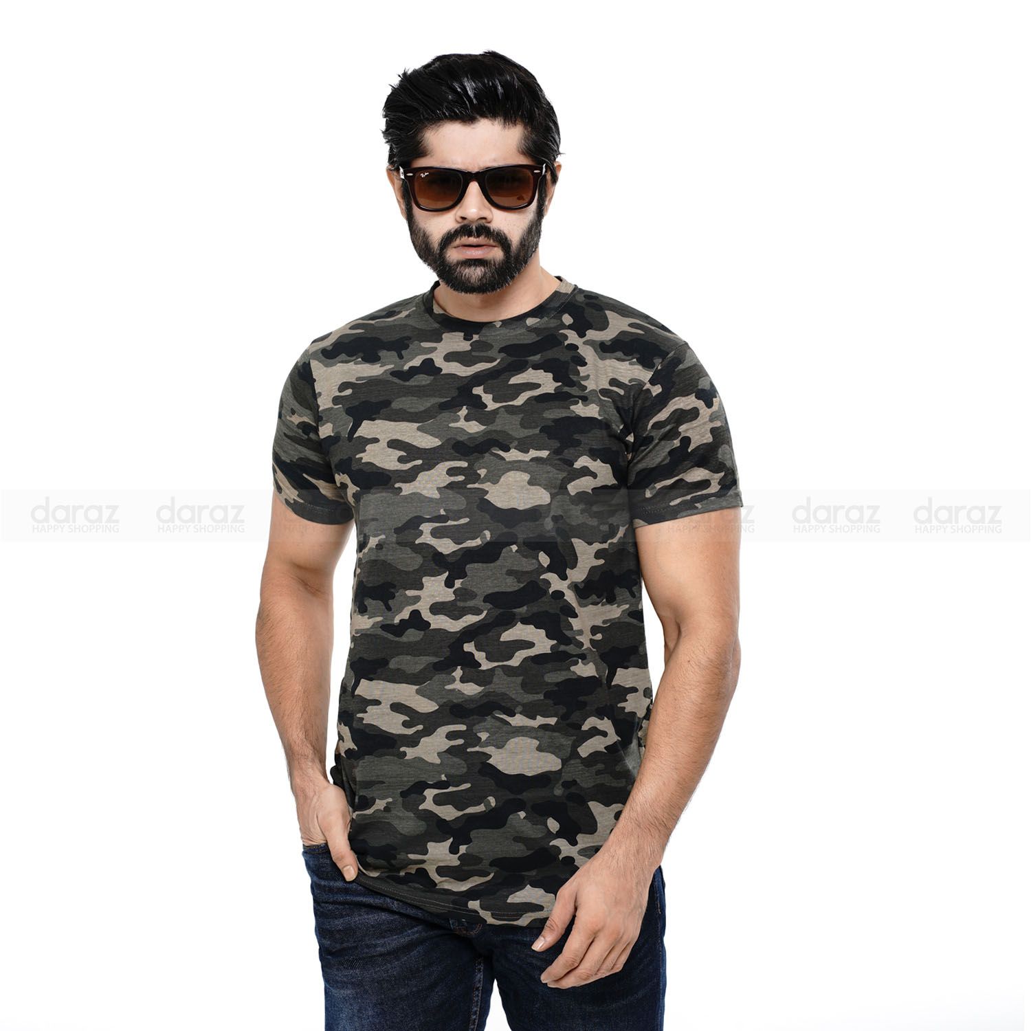 Mens Cotton short sleeve Round tshirt