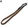 Women Vintage Bohemian Forehead Twist Braided Stretch Elastic Headband Hair Band