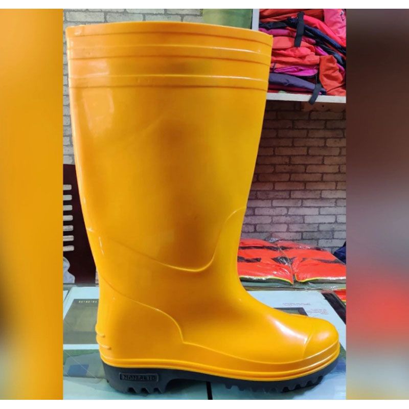 Gumboot Waterproof Rain Boots Premium Quality- Yellow
