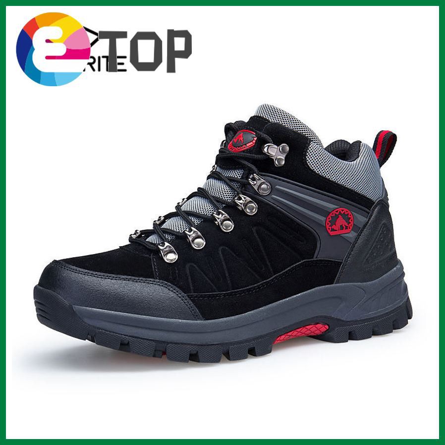 Big Size 38-47 Waterproof Hiking Shoes for Men Outdoor Jogging Trekking Sneakers Waterproof Hiking Boots Sports Sneaker