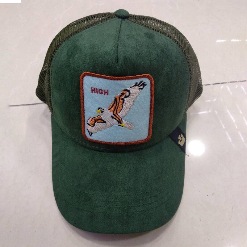 animal cartoon birds dog horse embroidery baseball cap For Men spring summer hat sunshade adjustable Holiday driver cap