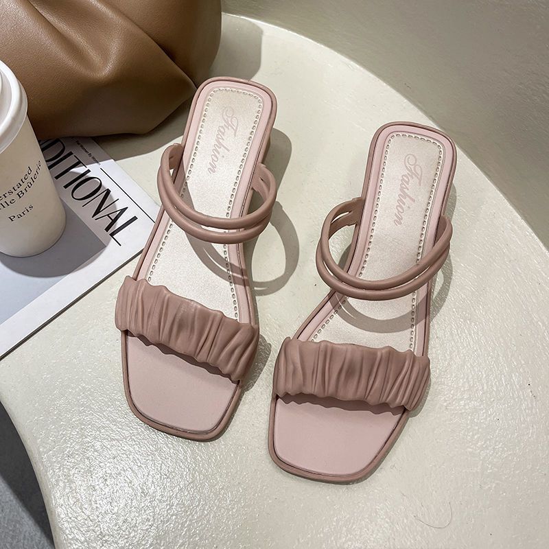 Ladies stylish Design Sandals (Pink)