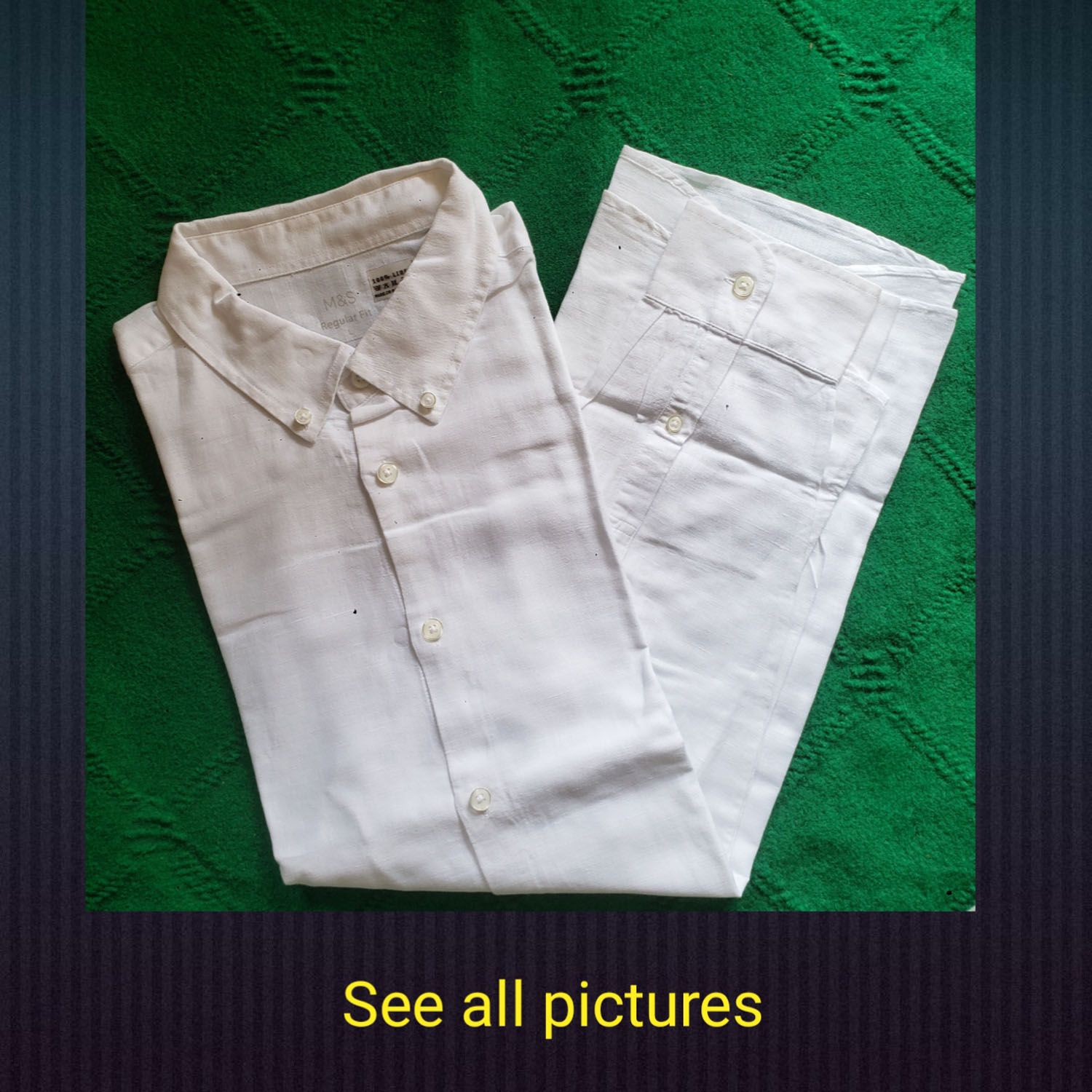 Men Casual /Formal White Shirts/Best Quality - Shirt