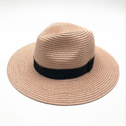 female sombreros men summer hat black girdle Panama sunhats Jazz Hat beach hats for women de paille femme