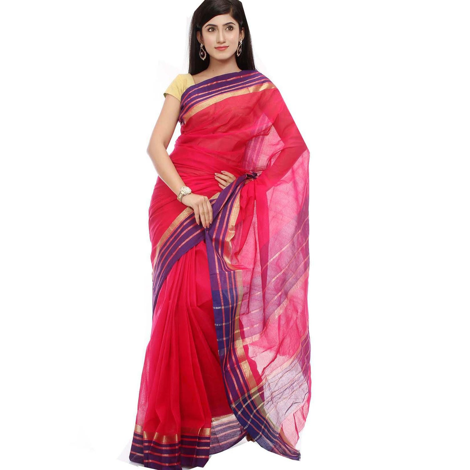 Tant Saree With Blouse Pcs