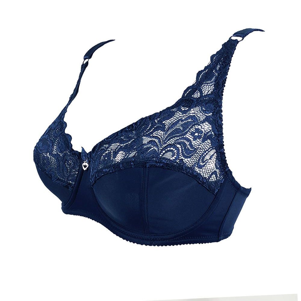 DKERT Plus Size CD Women Bra  Lace Transparent Bralette Female Underwear Sutia Lingerie