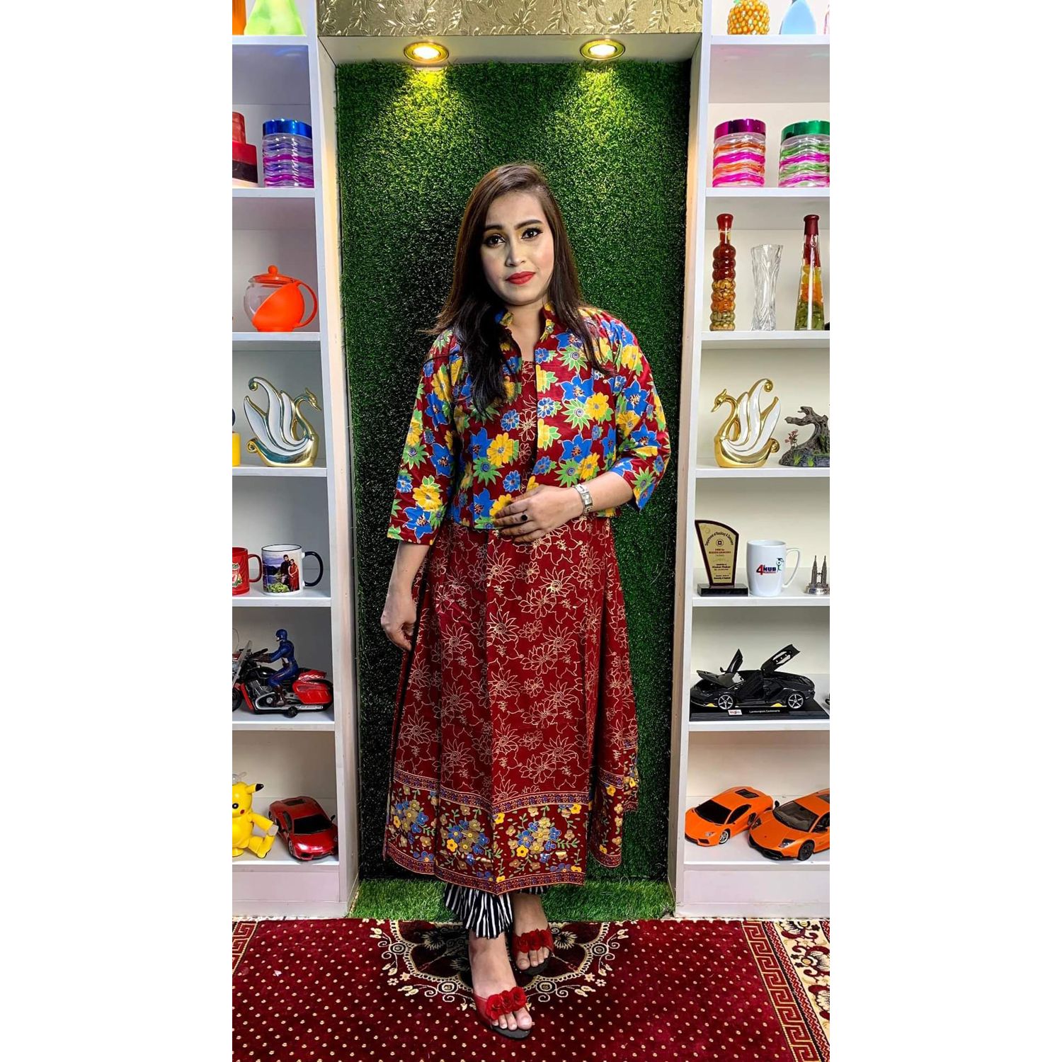 New exclusive designed Gown 1piece long kurti # different koti, Gown long kurti For Stylish Women / Girls