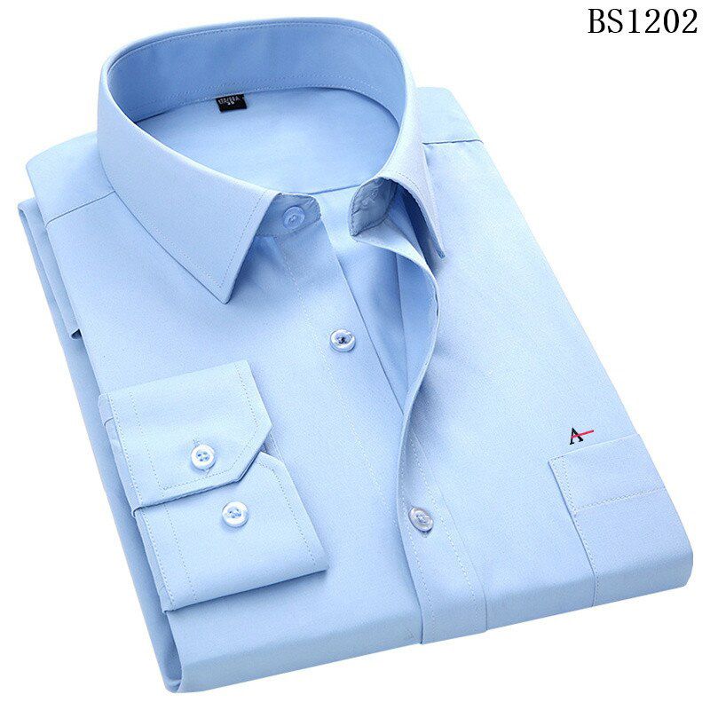 2021 Reserva Aramy  XL 8XL 7XL 6XL 5XL  Men’s Business Casual Long Sleeve Shirt Classic Striped Men’s Social Formal Shirt Purpl
