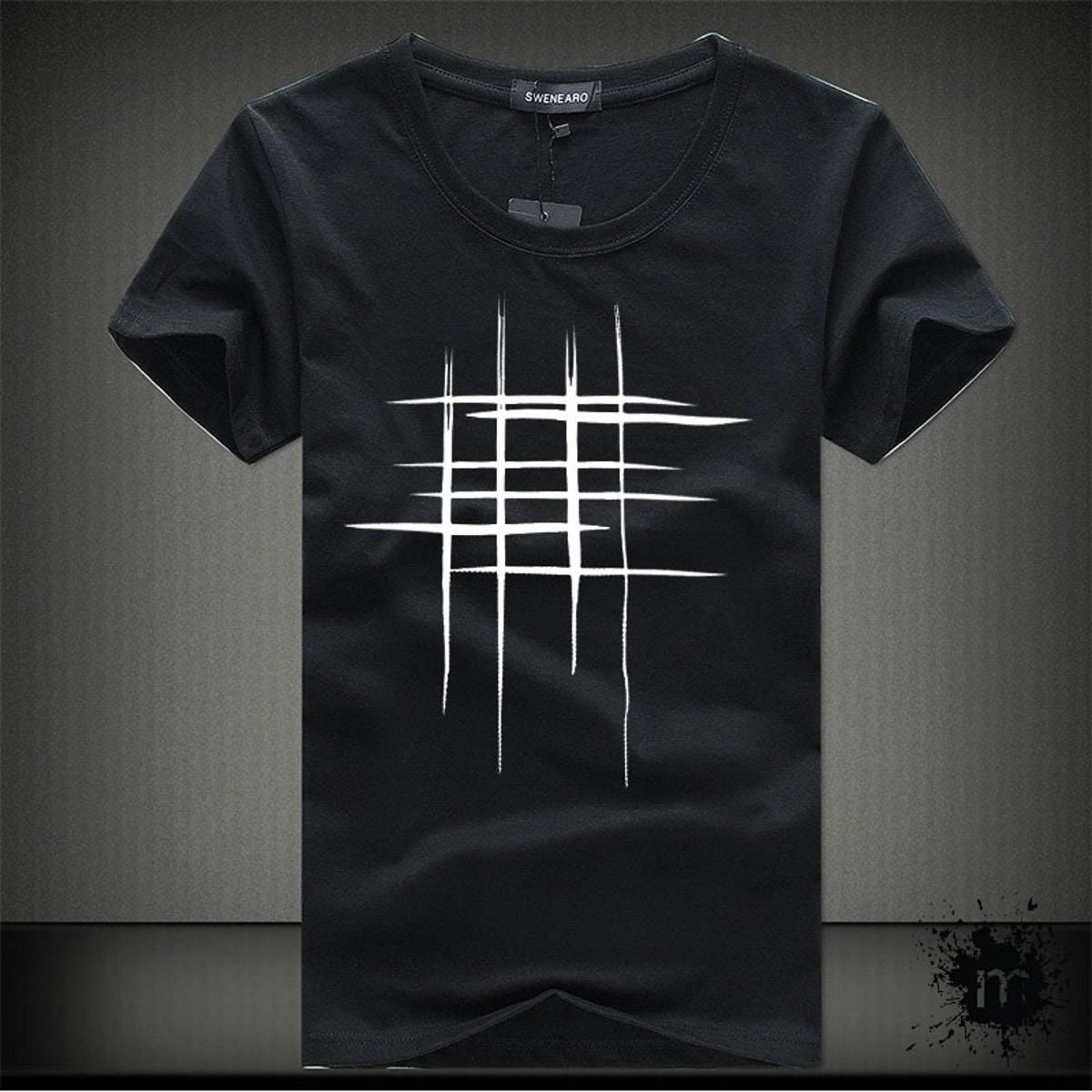 Perfect Meet Korean Slim Fashion Men Cotton Short Sleeve T Shirt