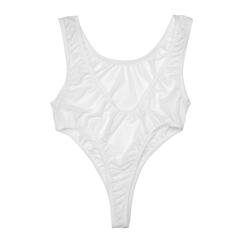 Women One-piece Bikini See-through Underwear Bodysuit Swimwear Swimsuit