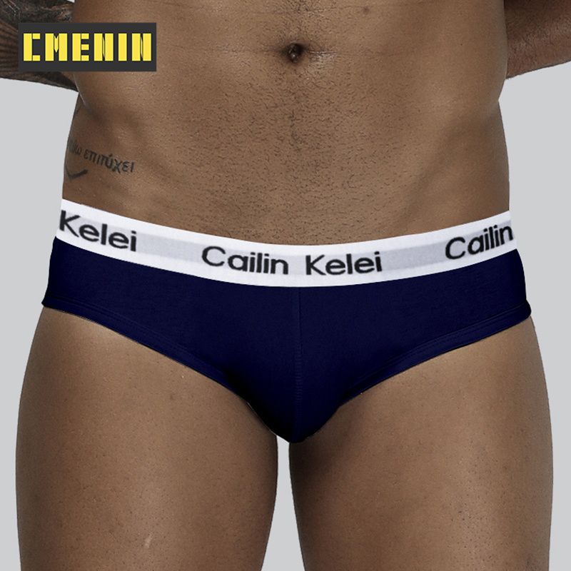 CMENIN Brand Modal Letter Low waist Underwear Men Jockstrap U Convex Briefs Mens Underpants Pouch CK1505