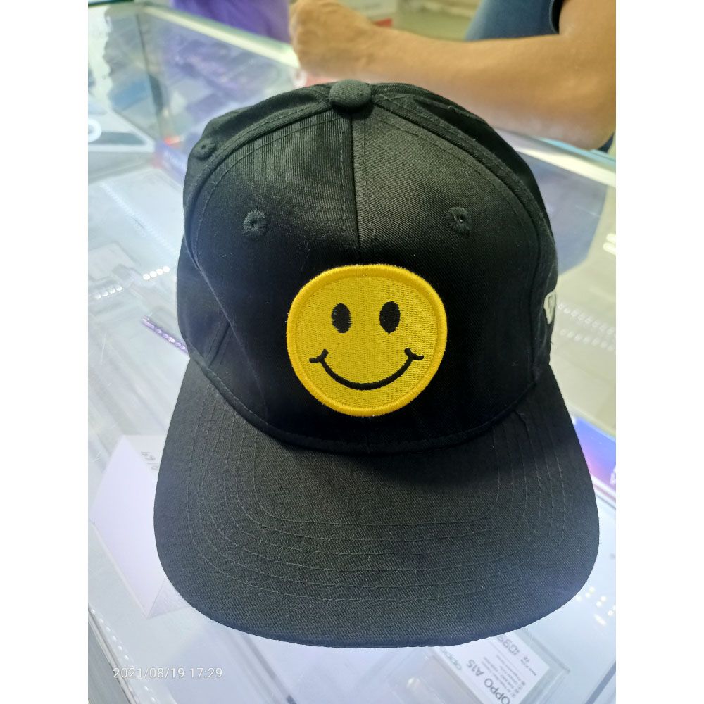 Black Smile DJ Cotton Cap