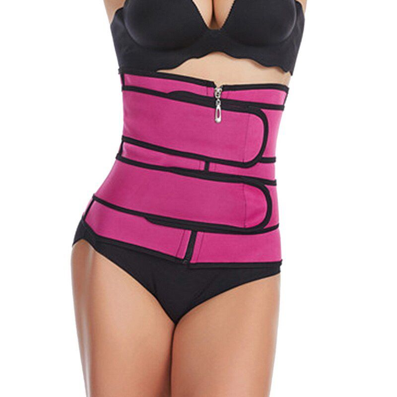 Neoprene Sauna Shaper Waist Trainer Corset Sweat Slimming Belt for Women Weight Loss Compression Trimmer Workout Fitness