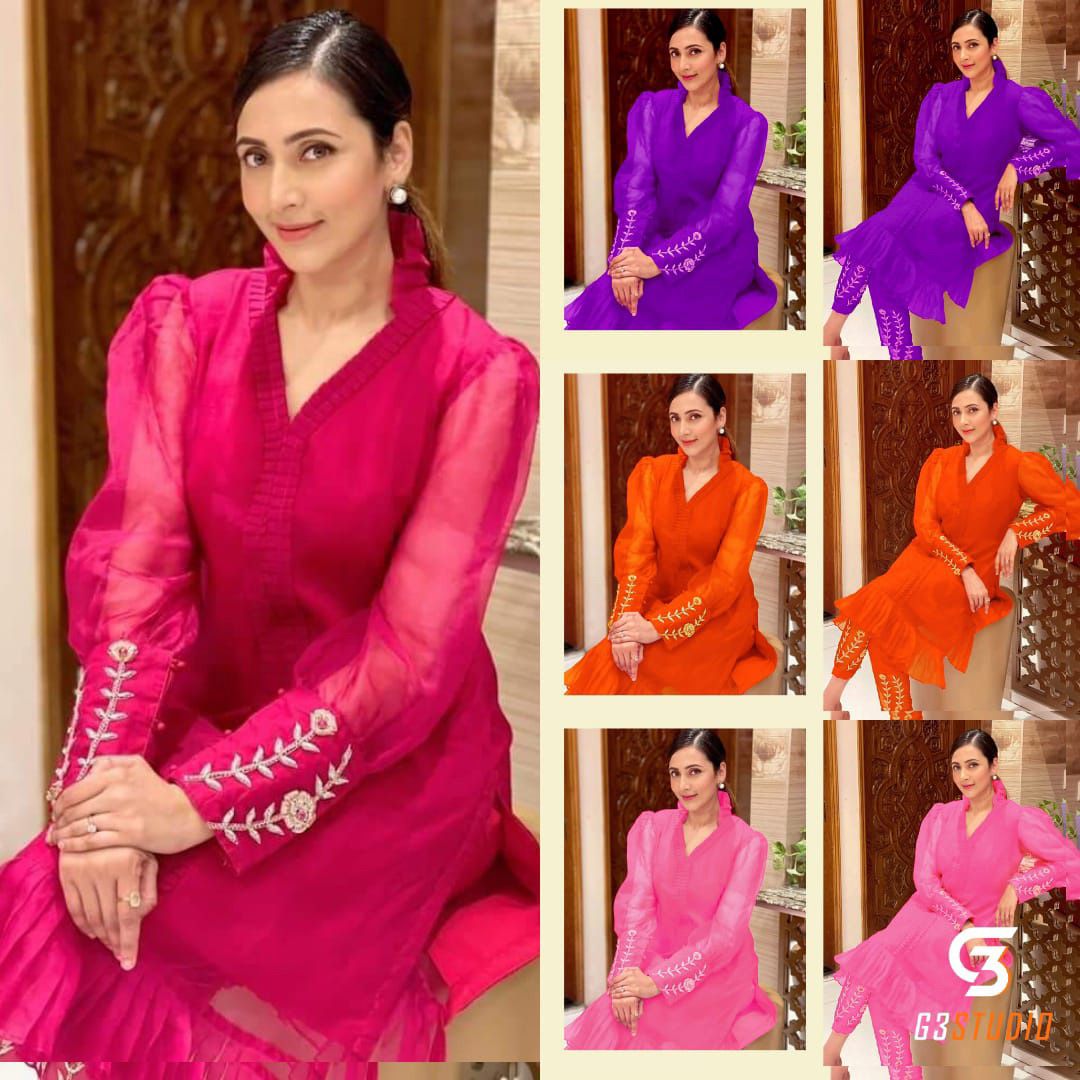 Indian Unstitched Tissu Shalwar Kamiz Four Piece For Women  Party Dress  .