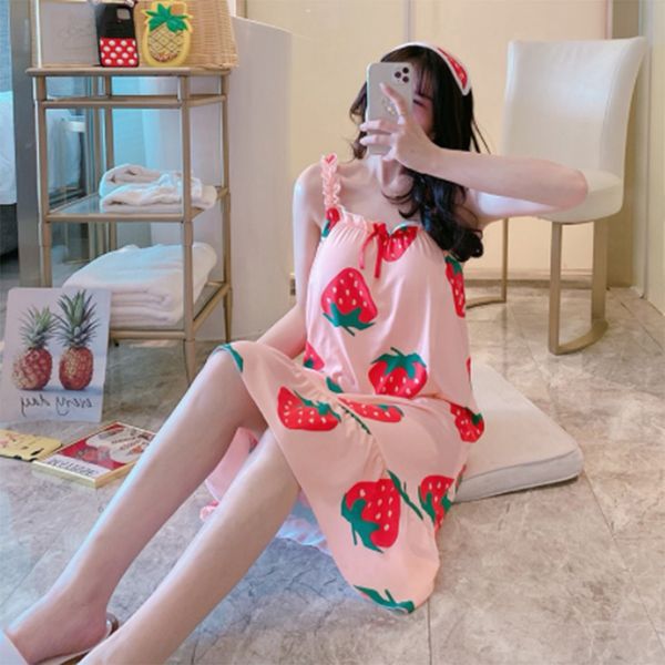 Cotton Nightdress Women's Summer Sleeveless  Girls Princess Summer  Camisole Dress