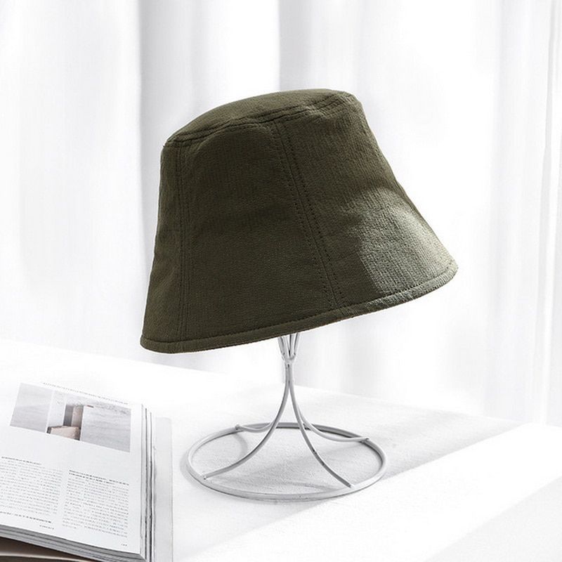 Spring Summer Adjustable Bucket Hat Ladies Korean Style Casual Sunscreen Hat All-match Fisherman Hat