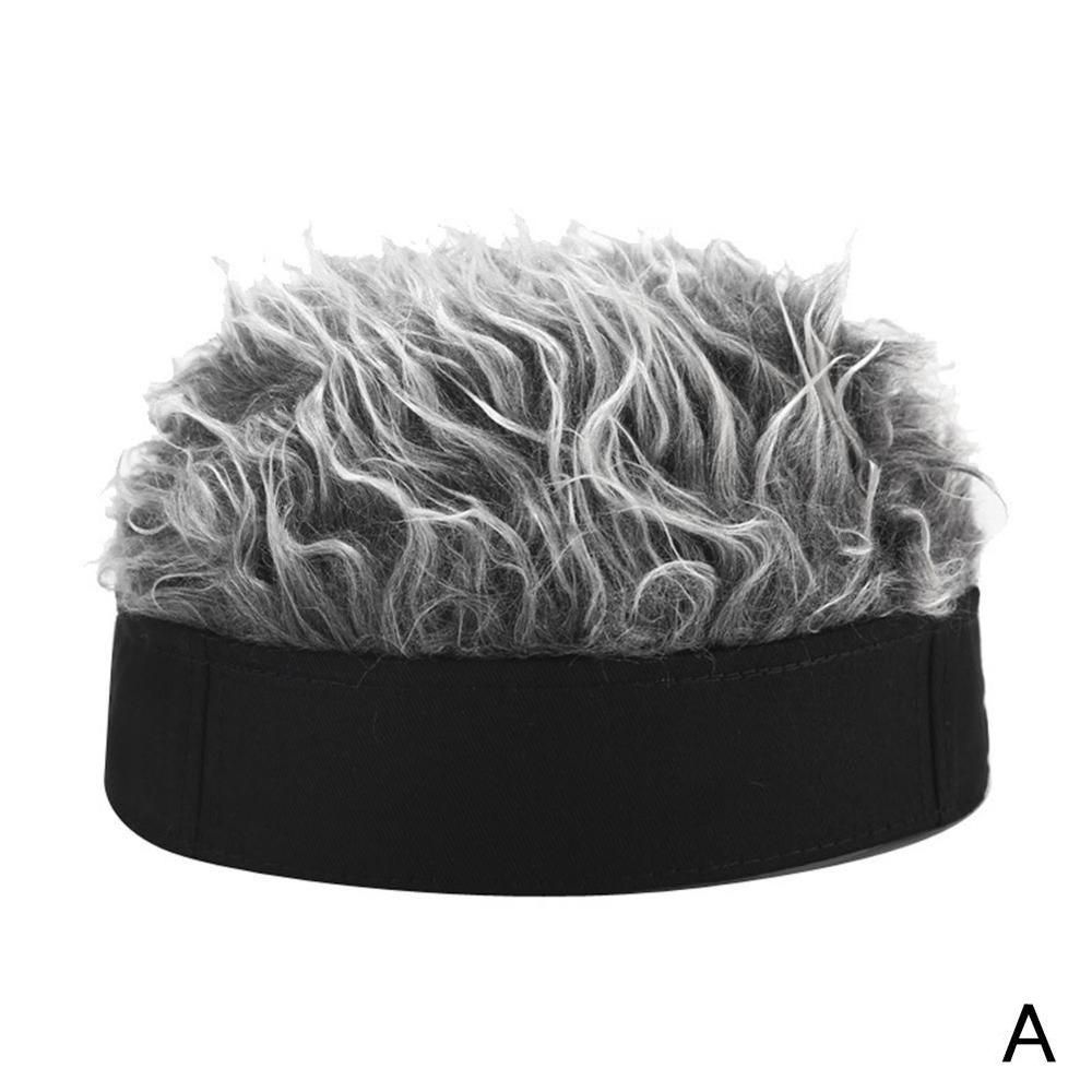 Mens Unisex Cap Outdoor Punk Street Wig Fake Hair