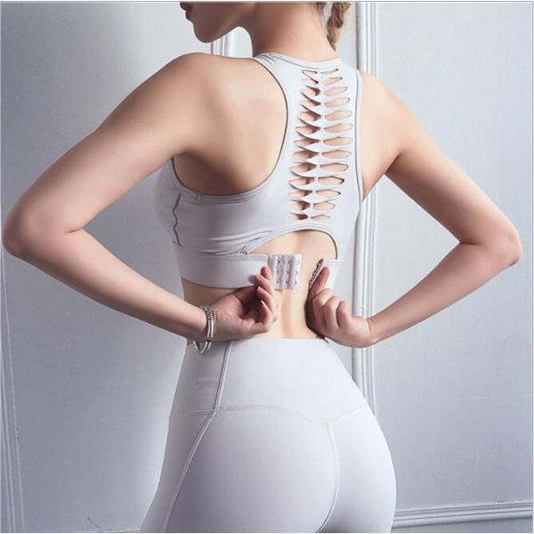 Women Wire Free Comfortable Bras Sports Bra Running Brassiere Workout Gym Fitness Tops Padded Underwear Vest Solid Tank Tops