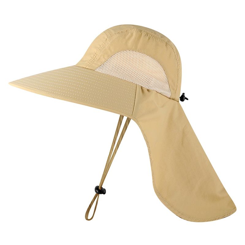CAMOLAND Summer UPF 50+ Sun Hat Women Men Waterproof Hats With Neck Flap Outdoor Wide Brime Fishing Hat