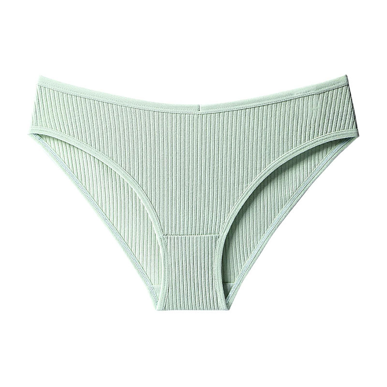 Women Briefs Soft Texture Pure Color Slim-fitting Panties