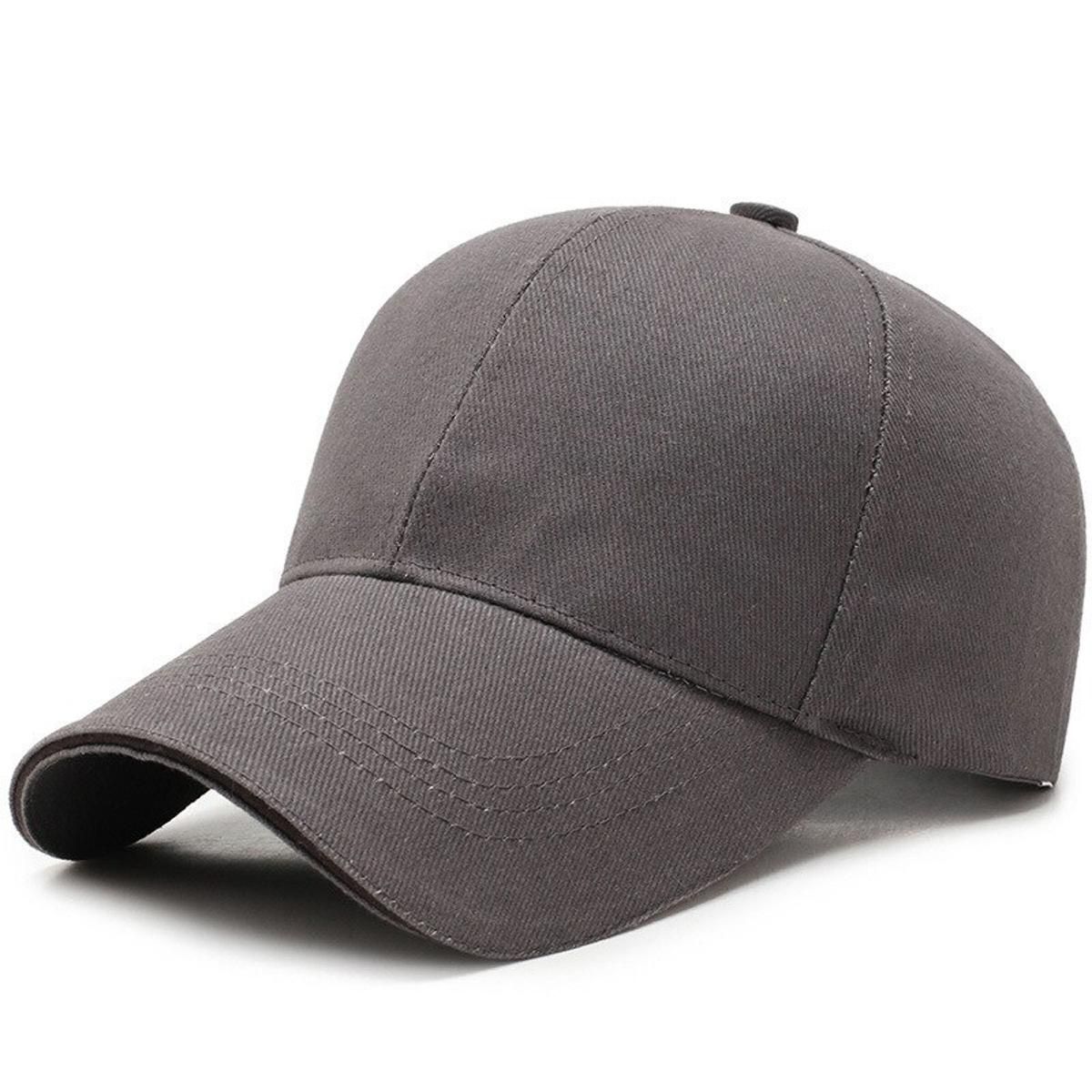 1pc Unisex Blank Washed Low Profile Cotton Dad Hat Baseball Cap Men's Athletic Baseball Fitted Cap Dad Cap Can be d