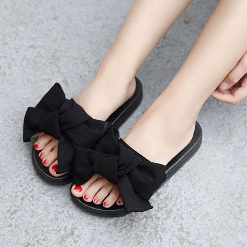 Slipper Summer Bow Knot Slipper Fashion Casual Home Slippers Beach Shoes