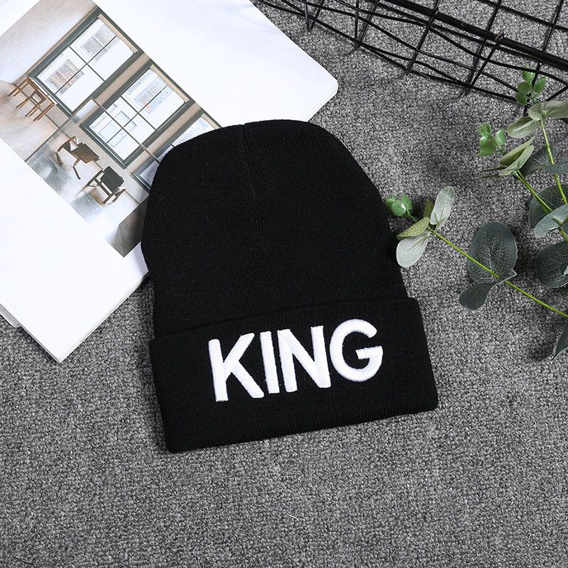 Arrive Brand King  Snapback Cap Men Women BEANIE Sport Hop Hat Couple Embroidery Hat Outdoors Knitting Hat