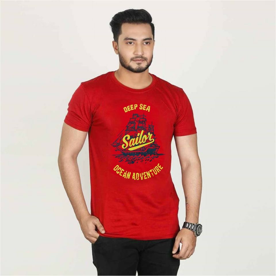 Stylish Shirt Sleeve T-Shirt for Men
