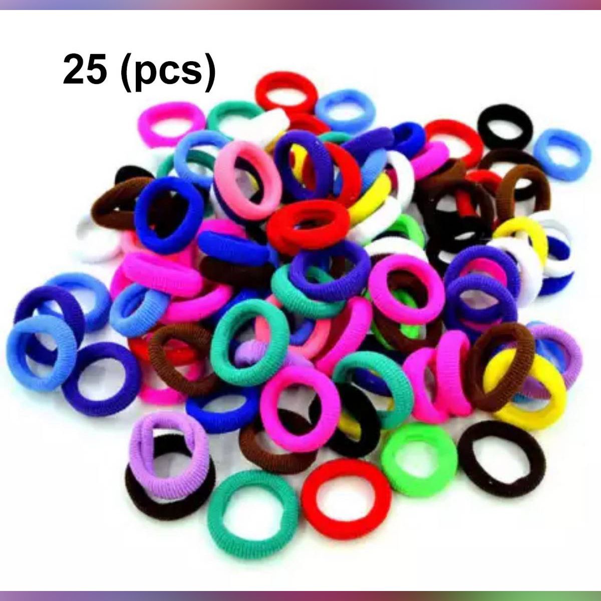 Elastic Hair Bands (25 pcs) for Women/ Girls