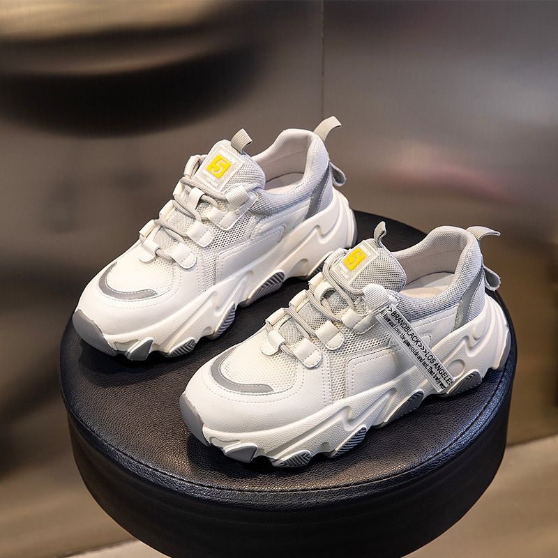 Autumn And Winter Casual Sports Shoes Female Leather Old Shoes