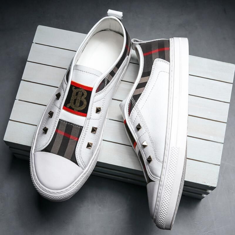 Casual men's shoes cowhide fashion soft-soled leather loafers  shoes  designer sneakers A80