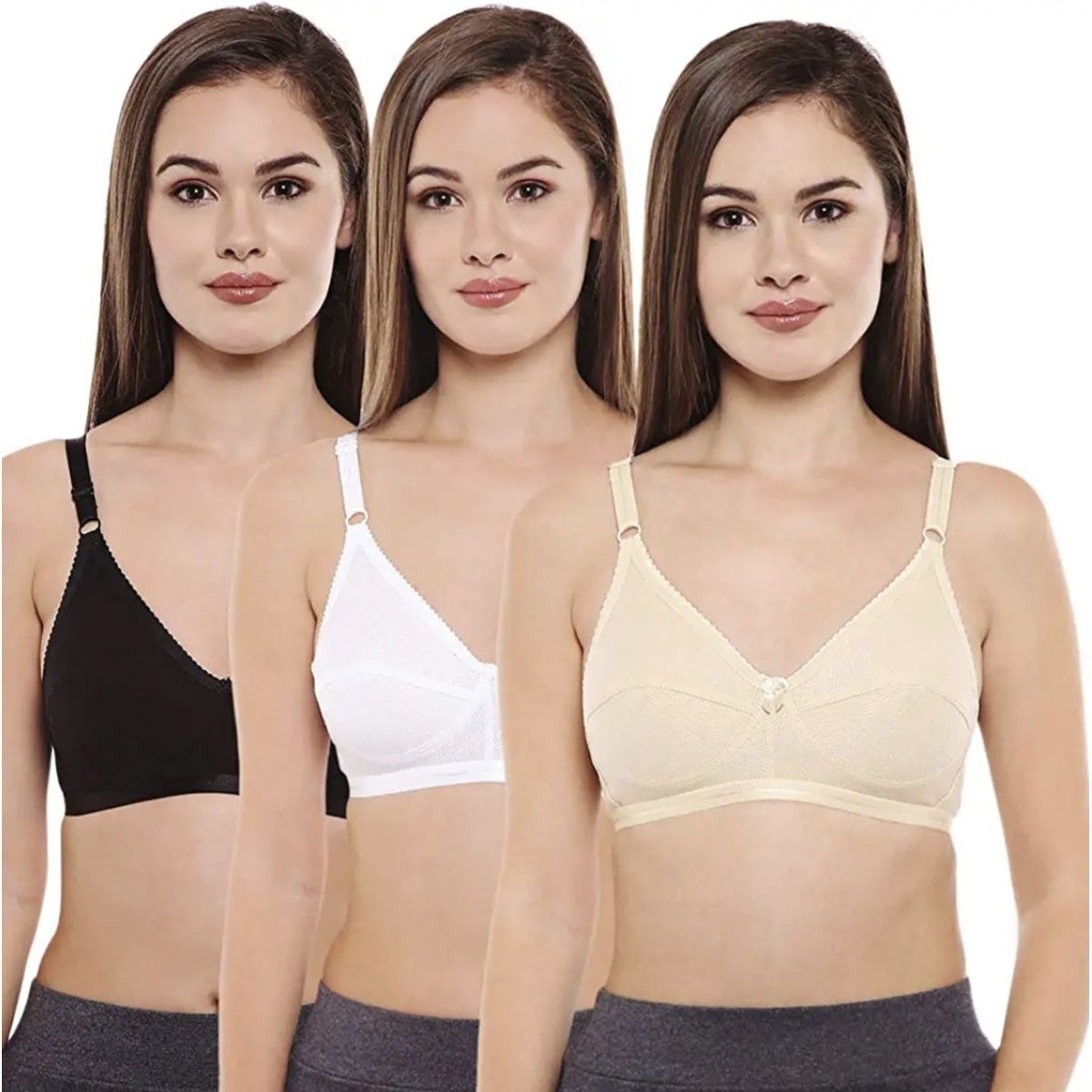 3 Pes Stage bra for.  Women and girls comfortable and stylish cotton bra for women - Bra - Bra - Bra - Bra For Girls - à¦¬à§à¦°à¦¾ - Bra For Girls