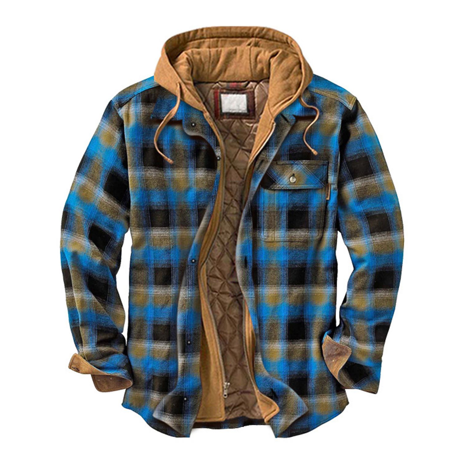 Men Coat Long Sleeve Wear Resistant Winter Coat