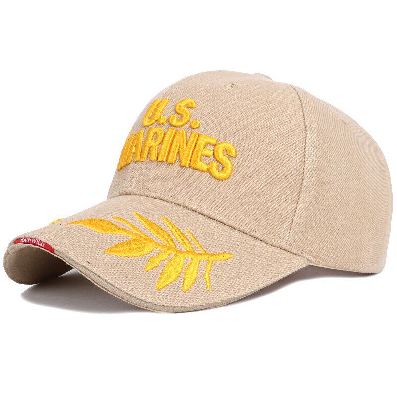 2019 Fashion MARINES Letter Embroidery Baseball Cap High Quality Casual Hat Spring Man Woman Cotton Adjustable Bone