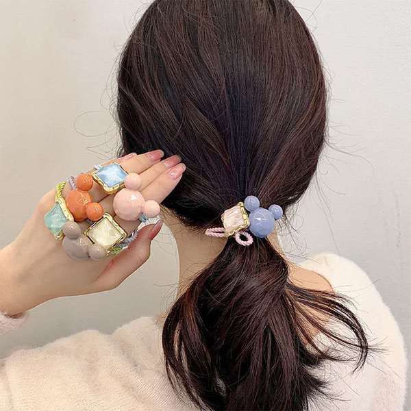 China Rubber Band For Girls/Women 5pcs - Hair Band